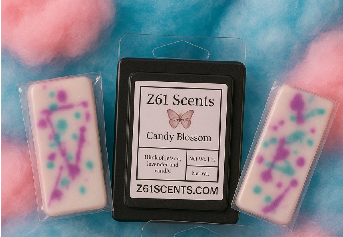 Candy Blossom Wax Melts (6 Pieces) In A Clam Shell